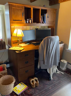Making Your Own Office: Amy Boone’s Makeshift Office in her Bedroom