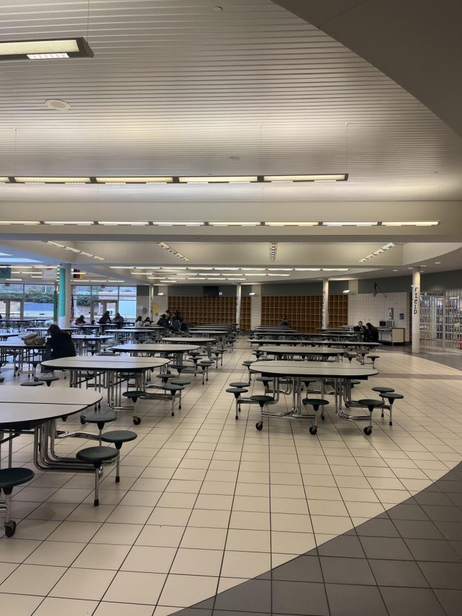 A look into the cafeteria at Pennridge High School.