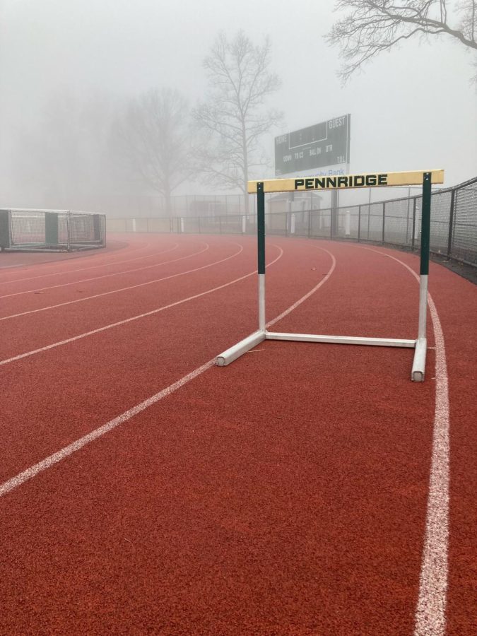 A view of the track at Pennridge High School