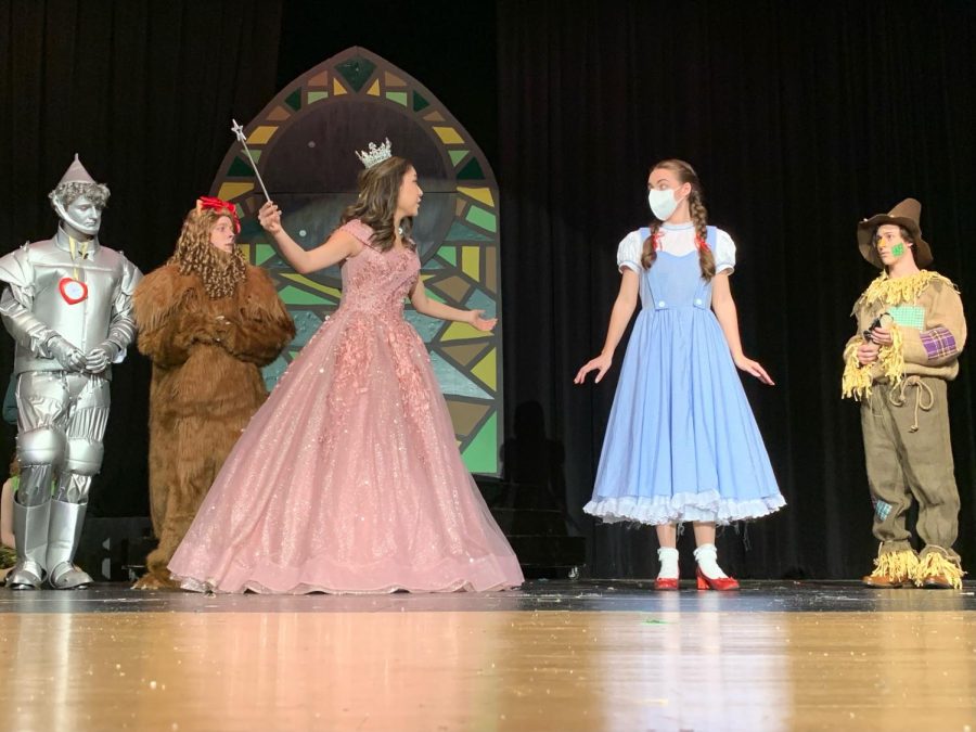 Pennridge Highschool theater rehearsal for Wizard of Oz play