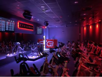 The atmosphere at CycleBar North Wales