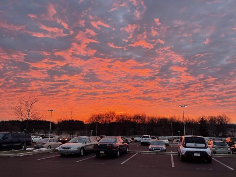 A sunrise at Pennridge High School