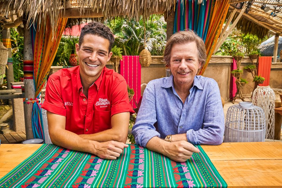 The hosts of Bachelor In Paradise