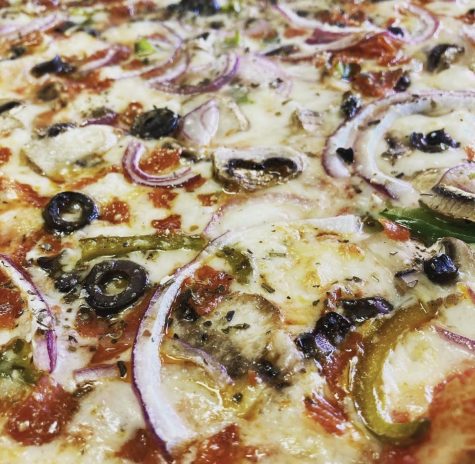 Veggie Pizza. Photo taken on 4/4/2022