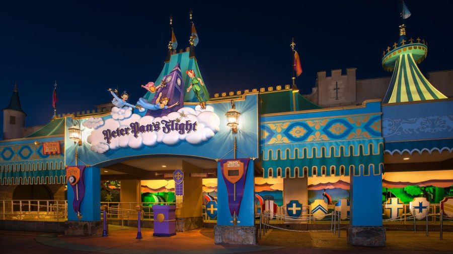 Pictured here is Peter Pans Magic flight in Walt Disney World. Will you dare to go on this ride after hearing about the mysterious life of Peter Pan throughout this article?