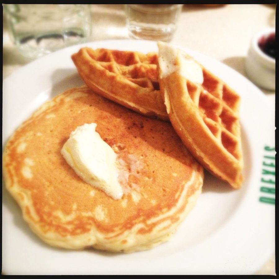 Drexels waffle and pancake