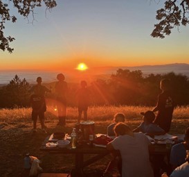 A sunset on Wilderness Adventure’s California Discovery summer camp 