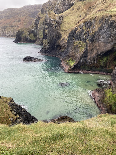View of the Carrick-a-Rede waters