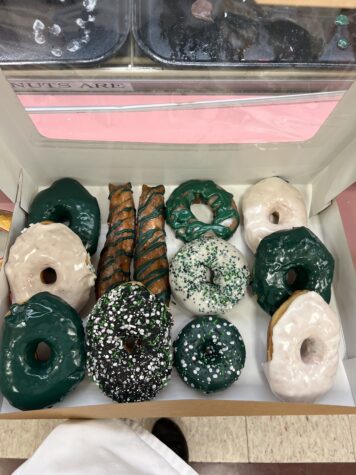 Landis Supermarkets Eagles donuts for the Super Bowl.
Photo Taken Feb. 10.