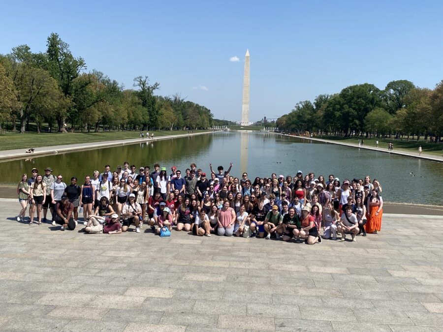 Pennridge High School Seniors at the Washington Monument