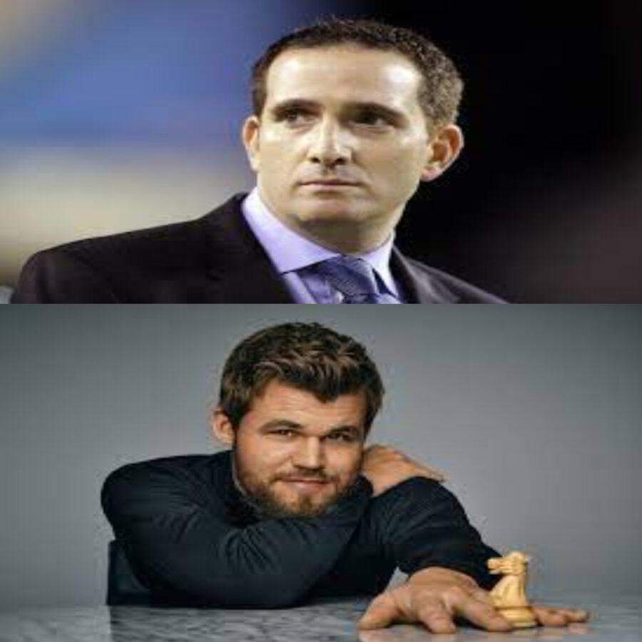 Image of Howie Roseman (Top Image) and Magnus Carlsen (Bottom Image)