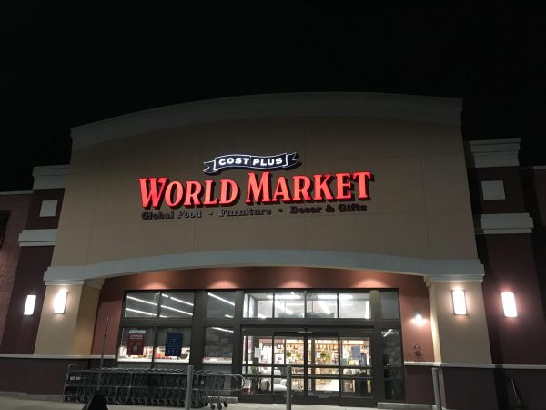 The storefront of the World Market in Montgomeryville on January 31