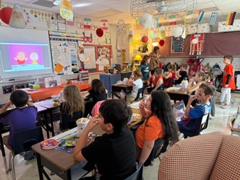 Students participating in Fall activities at Pennridge’s Deibler Elementary School 