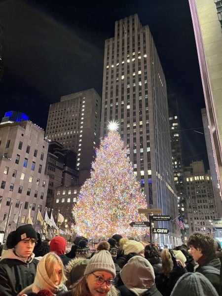 Famous Rockefeller Center Christmas Tree in New York City