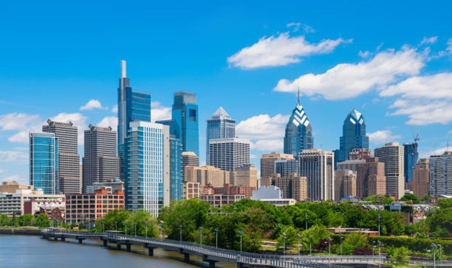 Philadelphia PA where crime rates have increased dramatically over the past decade. 