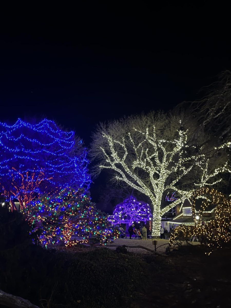 Christmas Light Display at Peddler's Village in Bucks County, PA.