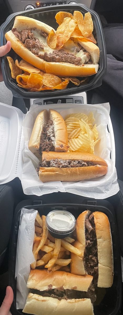Cheesesteaks Displayed
(Top Perk, Middle Bankers, Bottom The Ram) 
