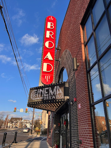 Outside the Broad Theater located in Souderton.