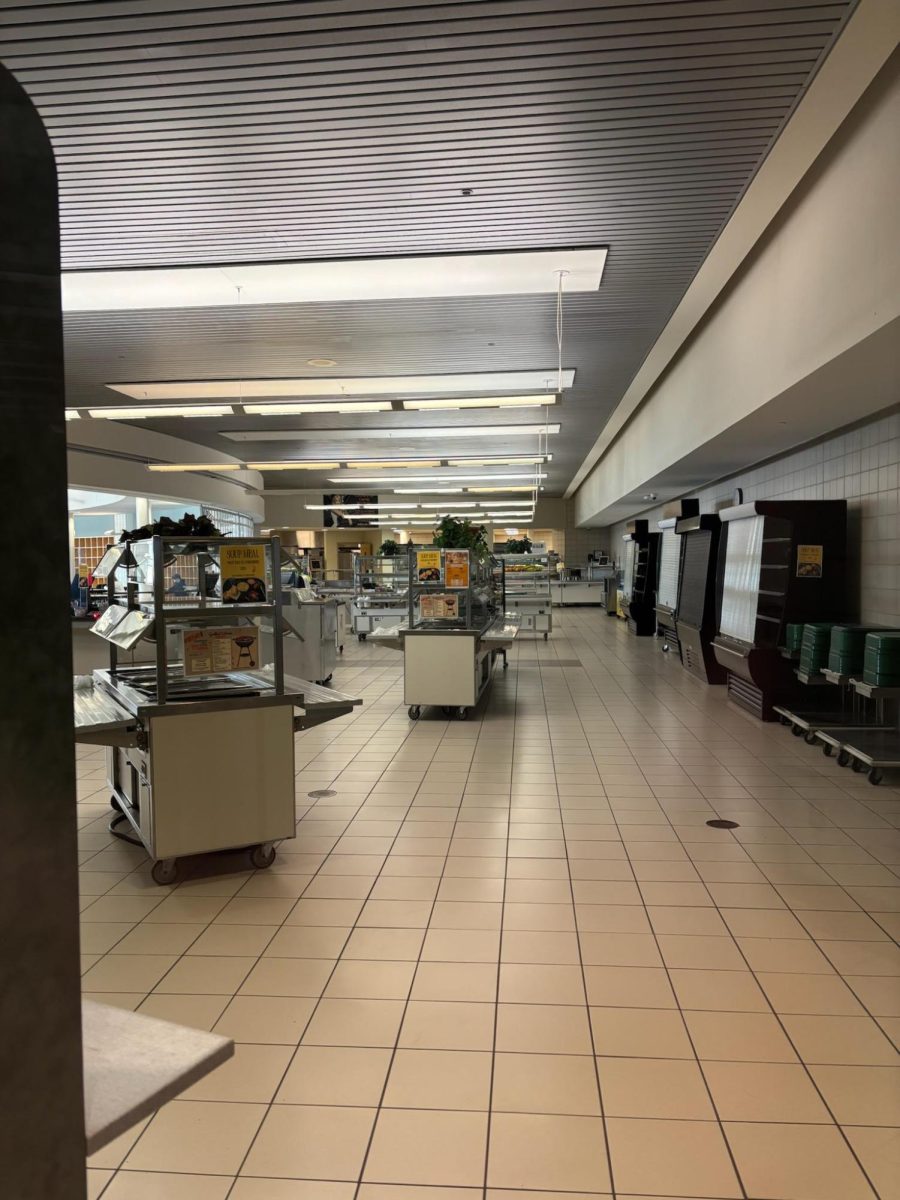 Pennridge's Cafeteria Before the Lunch Rush