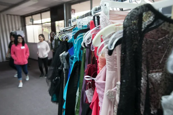 "Salvation Army prom dress boutique"  