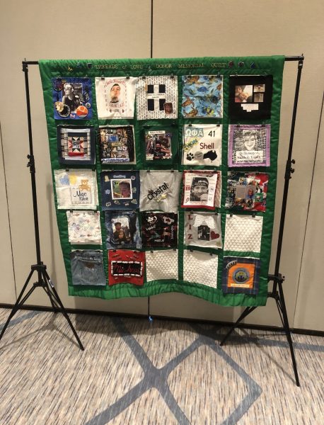 2021 Gift of Life Donor Memorial Quilt families made for their loved ones