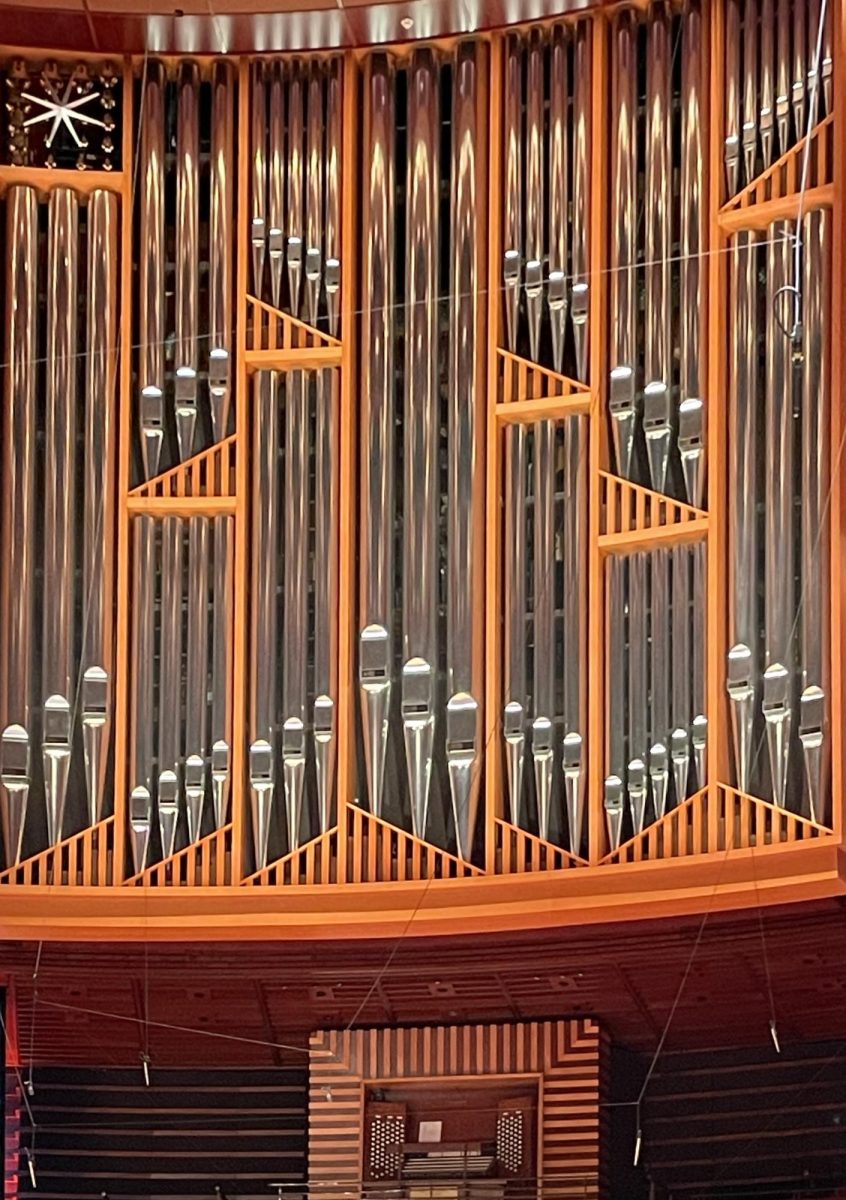 The Kimmel Centers' pipe organ housed in Marian Anderson Hall, home of the Philadelphia Orchestra.