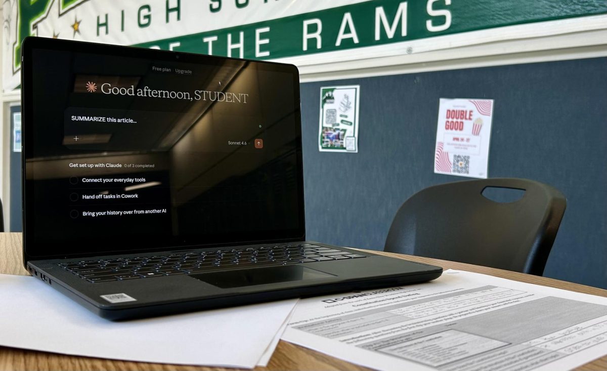 Students at Pennridge High School use AI models such as Anthropic’s Claude to complete homework assignments, Monday, April 27, 2026.