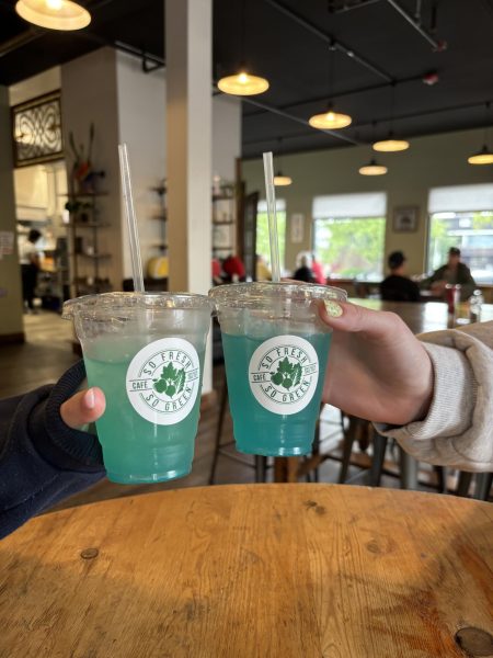 Cheers! The Blue Razz Lemonade was full of flavor and vibrant color.
Date: April 30, 2026
Location: So Fresh So Green Cafe
